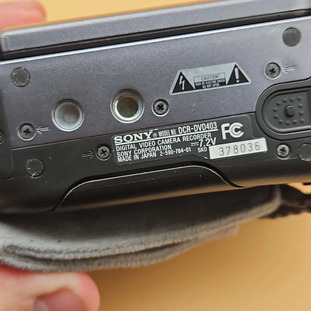 Sony Handycam DCR-DVD403 Camcorder - Parts ONLY